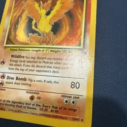 Pokemon TCG Moltres 12/62 Holo Unlimited Rare Fossil Set 🔥 LP - Image 5