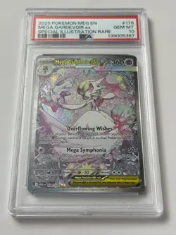 2025 POKEMON MEGA EVOLUTIONS SIR #178/132 MEGA GARDEVOIR EX PSA 10 EN - Image 1