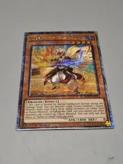 Yu-Gi-Oh! TCG RA04-EN034 Fallen of Albaz Alt Art Quarter Century Secret Rare - Image 1