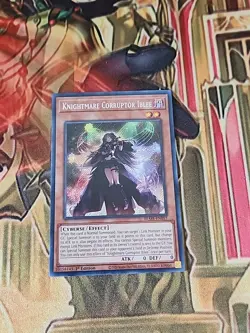 Knightmare Corruptor Iblee BLMR-EN057 Secret Rare 1ST ED NM YuGiOh - Image 1