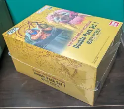 One Piece TCG - OP04 SEALED Display of 8 Kingdoms Of Intrigue Double Packs - Image 1