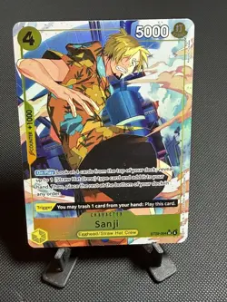 One Piece TCG Sanji ST29-004 Full Art Starter Deck 29 Egghead Alt Art ⭐ - Image 1