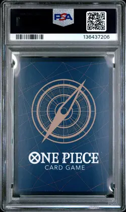 2025 ONE PIECE STARTER DECK ST22-ACE & NEWGATE B&W ALTERNATE ART #002 IZO PSA 10 - Image 2