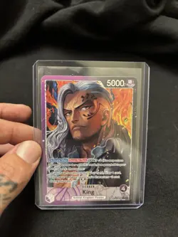 One Piece TCG Two Legends King OP08-057 Alt Art Leader Near Mint - Image 1