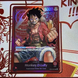 One Piece English Monkey.D.Luffy ST01-001 Leader Foil - Near Mint - Image 1