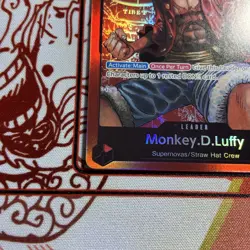 One Piece English Monkey.D.Luffy ST01-001 Leader Foil - Near Mint - Image 2