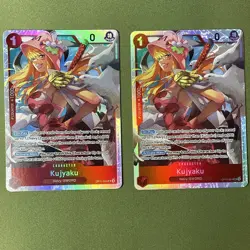2x One Piece - A Fist of Divine Speed - Kujyaku - OP11-004 Super Rare Eng - Image 1