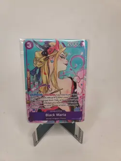 Black Maria OP08-074 SEALED Illustration Box Vol. 2 Foil Promotion M/NM - Image 1