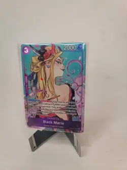 Black Maria OP08-074 SEALED Illustration Box Vol. 2 Foil Promotion M/NM - Image 2