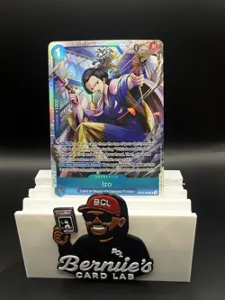 Izo ST22-002 SR ONE PIECE Tcg Game NM Blue Starter Deck 22: Ace & Newgate - Image 1