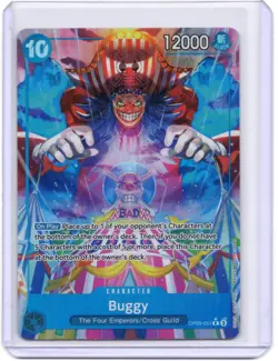 Buggy OP09-051 R Alt Art - Emperors in the New World - One Piece English - Image 1
