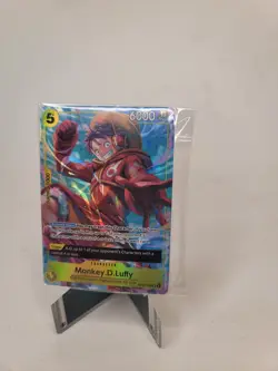 Monkey D Luffy OP07-109 Super Rare SEALED Illustartion Box Vol. 3 M/NM - Image 2