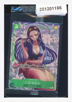 One Piece Sealed Nico Robin Promo Alt Art 2025 P-111 Asia Stamped Japanese - Image 1
