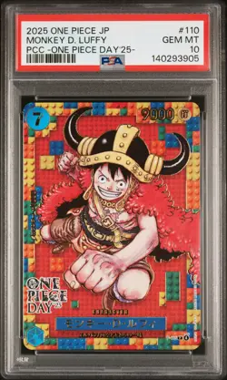 2025 ONE PIECE JPN PREMIUM COLLECTION ONE PIECE DAY'25 MONKEY D. LUFFY PSA 10 - Image 1
