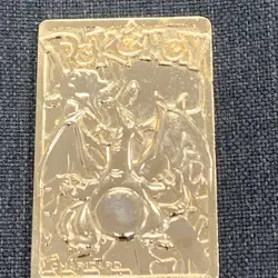 1999 Burger King Pokemon Trading Card 23k Gold Plated Charizard - Image 2