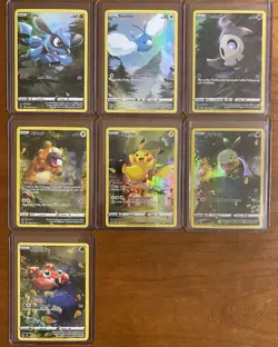 Pokemon Crown Zenith Puzzle Cards Riolu Swablu Duskull Bidoof Pikachu Turtwig Pa - Image 1