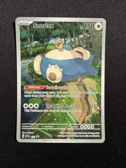 Pokemon Card Snorlax SVP EN 051 Scarlet & Violet 151 Promo Holo NM - Image 1
