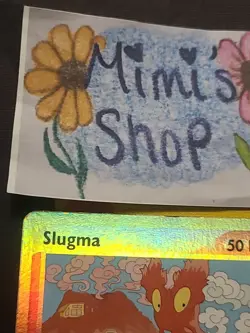 Slugma 72/97 2003 EX Dragon Common Pokemon Trading Card Heavy Play With Writing - Image 4