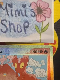 Slugma 72/97 2003 EX Dragon Common Pokemon Trading Card Heavy Play With Writing - Image 5