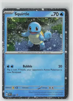 Pokemon Squirtle #048 SV: Scarlet & Violet Promo Cards Near Mint or Better - Image 1