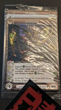 Chaotic Fire And Stone 3 Card Promo Featuring Riggan 20/100 Sealed - Image 1