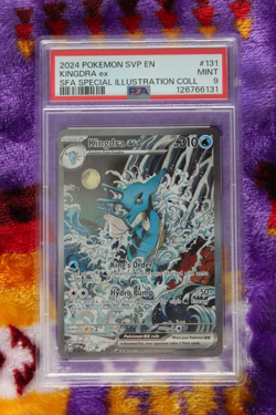 Pokemon TCG Kingdra ex 131 Sv: Scarlet & Violet Promo Cards Holo PSA 9 - Image 1