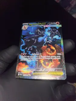 Mega Charizard x Ex 125/094 SR Full Art Pokemon Card English Mint Condition - Image 1