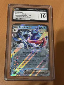 Pokemon TCG Greninja EX SVP 054 Black Star Promo Card Cgc Gem Mint 10 - Image 1
