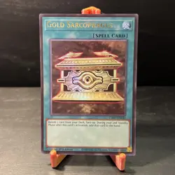 Gold Sarcophagus Ch01-en032 1st Edition Ultra Rare Yu-Gi-Oh Card - Image 1