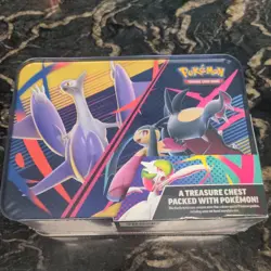 Pokemon 2025 Fall Mega Collector Chest Tin Box - 6 Packs & 3 Foil Cards - Image 1