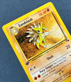 SANDSLASH **1st Edition** (NM) - Fossil 41/62 - Pokemon Trading Card Game - Image 3