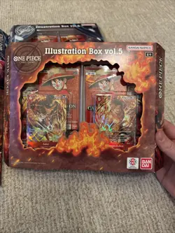 One Piece Card Game Illustration Box Vol. 5 And 6 Sealed (2 of each box 1 LOT) - Image 2