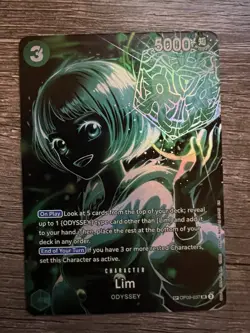 One Piece Card Lim SP Alternative Art OP09-037 SR Legacy of the Master English - Image 1
