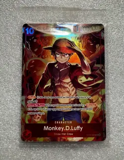 ST10-006 Monkey D Luffy SR Promo Sealed Alt Art One Piece Card Game TCG - Image 1