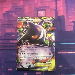 Pokemon Gengar EX Holo Ultra Rare TCG Card 34/119 - Image 1