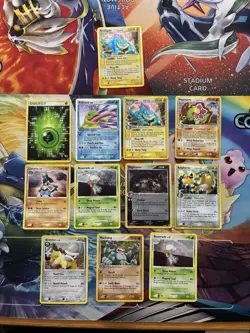 Vintage Pokemon Card Lot Holo Politoed Ampharos Maganium Fire - Image 1