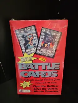 Battle Cards Combat Fantasy Game Box Sealed 36 Packs 1993 Merlin Collections New - Image 1
