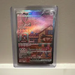Pokemon Mew EX 053 Full Art Promo SV: Scarlet & Violet Holo Card English TCG - Image 1