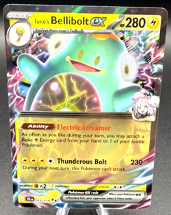 Iono's Bellibolt ex - Prize Pack Series Cards - 053/159 Stamped Promo - Image 1