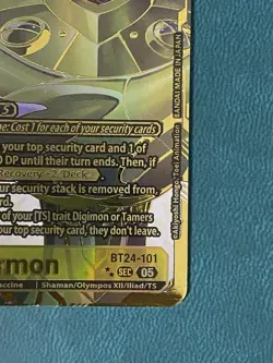 BT24-101 Jupitermon SP Two Star Alternate Art Time Stranger Digimon Card Game LP - Image 4