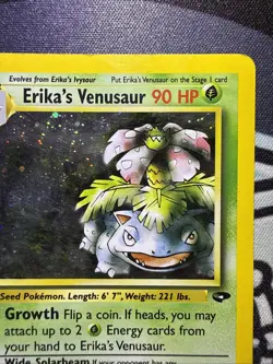 Pokemon TCG Erika's Venusaur Gym Challenge Holo Card 4/132 Unlimited Rare - Image 3