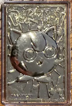 1999 Burger King Pokemon Jigglypuff 23K Gold Trading Card w/ Original Box & COA - Image 4