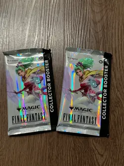 X2 Magi Gathering MTG Final Fantasy Collector Booster Pack (15 Cards) NEW SEALED - Image 1