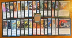 31 x Card Bundle Oversized 8th Edition MTG 4x6 Promo Box Topper Merchant Scroll - Image 1