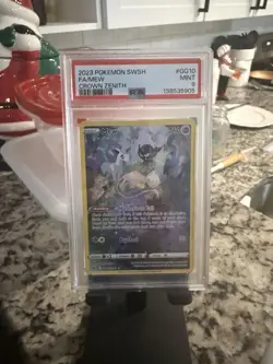 Pokemon Mew TCG Crown Zenith: Galarian Gallery Holo Rare Card GG10/GG70 PSA 9 - Image 1