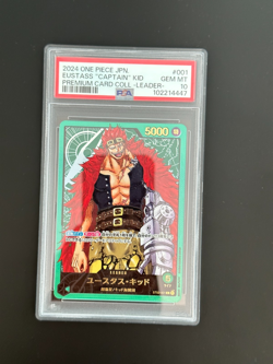 EUSTASS "CAPTAIN" KID - 2024 One Piece JPN. Premium Card Coll ST02-001 L PSA 10 - Image 1