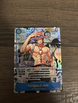 Bandai Portgas.D.Ace OP13-119 Rare Rush Character One Piece Card Game OP-13 - Image 1