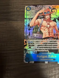 Bandai Portgas.D.Ace OP13-119 Rare Rush Character One Piece Card Game OP-13 - Image 4