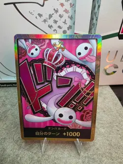DON Card Perona PRB-01 Gold Frame THE BEST One Piece Japanese JP F/S - Image 1