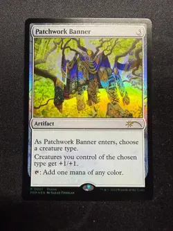 Patchwork Banner FOIL - NM - Bloomburrow Promo MtG - Image 1